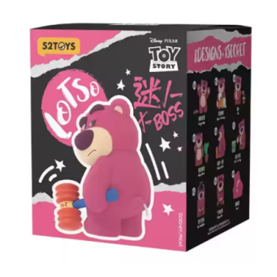 Original 52TOYS Lotso Charming Big Boss Series Blind Box Figure Toy 草莓熊第三弹迷人大BOSS系列盲盒